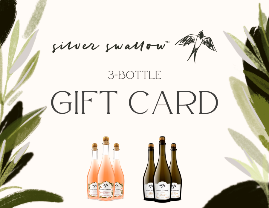 3 Bottle Gift Card Silver Swallow