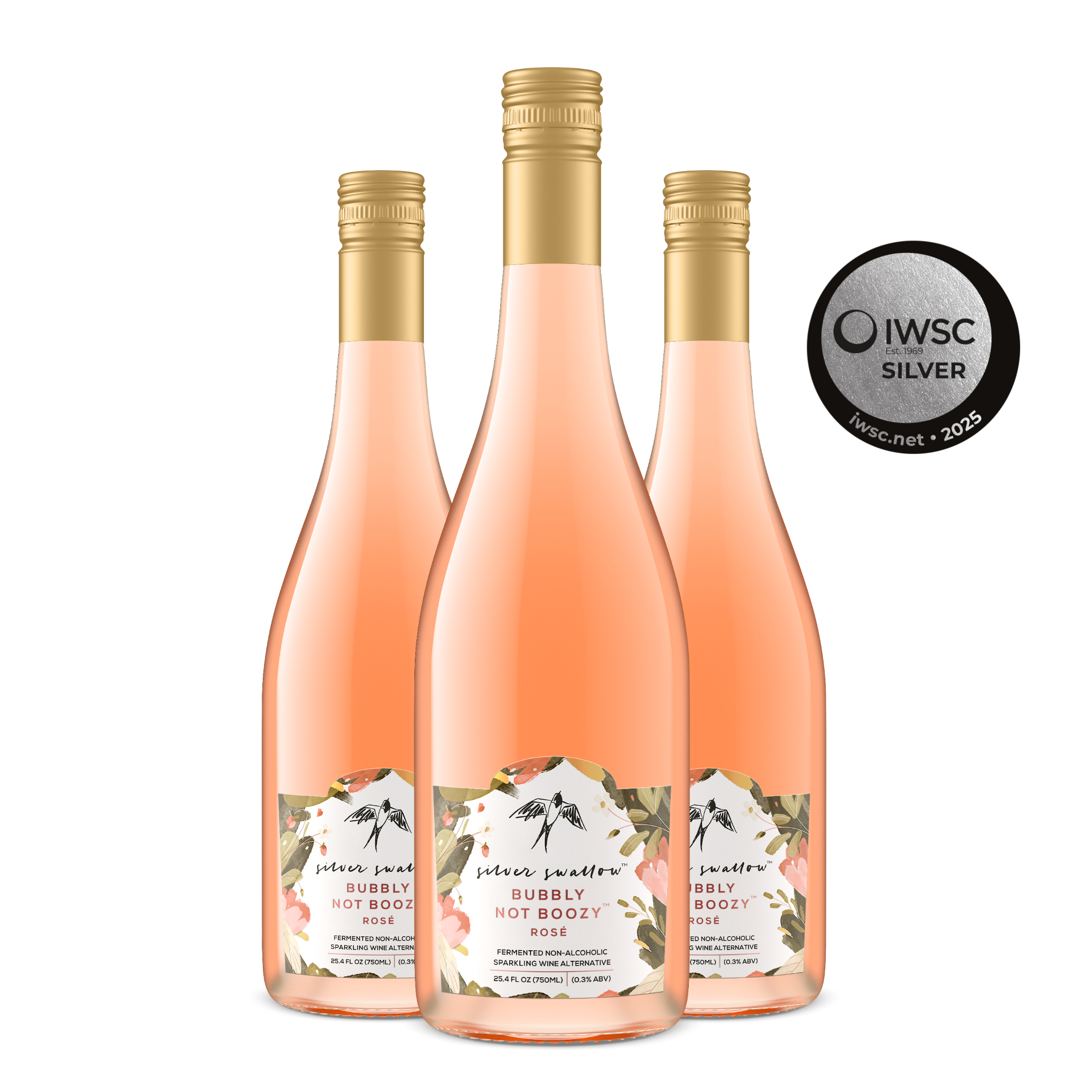 Bubbly Not Boozy Rosé 3-Pack